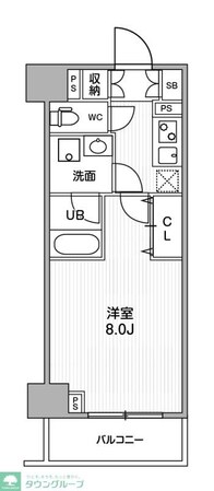 ジェノヴィア南千住IVスカイガーデンの物件間取画像